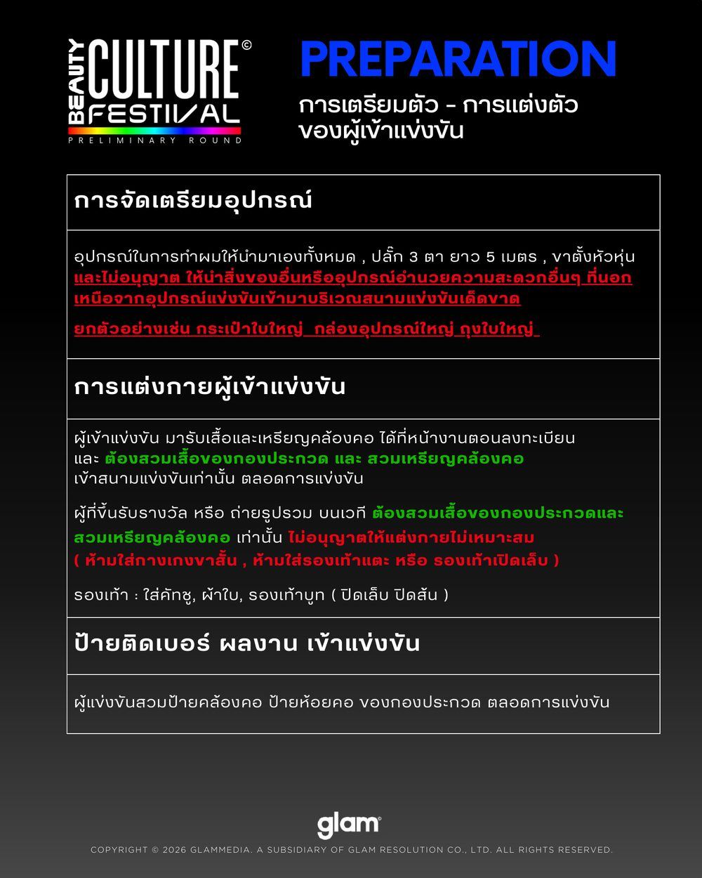 กติกาการแข่งขัน ตัดซอย/ทำสีผมชาย หน้า 3